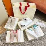 Alexander McQueen men's and women's latest color small white shoes casual sneakers with original box