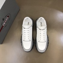 Prada Men's High-End Luxury Air Cushioned Casual Sneakers With Original Box