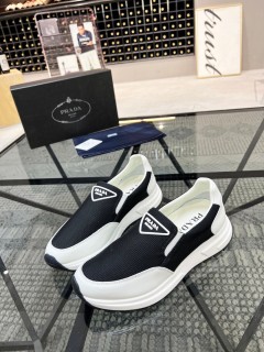 Prada Men's New Overfoot Casual Sneakers with Original Box