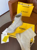 Fendi Men's and Women's Flyknit Socks Slip-On Casual Sneakers With Original Box