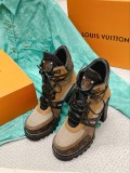 Louis Vuitton Classic Luxury Brand Imported Leather High Heel Boots With Original Box