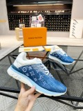 Louis Vuitton Men's Fall/Winter New Casual Sports Shoes Laces Original Box