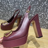 Valentino Newest Hentian High Platform Patent Leather High Heels With Original Box