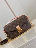 Louis Vuitton Women's Bag Shoulder Crossbody Luxury Crossbody Handbag Calfskin w/ naOriginil Box