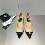 Chanel early spring new luxury brand shoes classic pointed shoes with original box