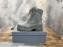 Balenciaga Men's and Women's Martin Boots Big Toe Boots Short Boots Work Boots with Original Box