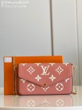 Louis Vuitton Women's Bag Shoulder Crossbody Luxury Crossbody Handbag Calfskin w/ naOriginil Box