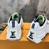 Louis Vuitton Men's Latest Top Version Casual Zip Closure Sneakers with Original Box