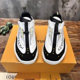 Louis Vuitton Men's Latest Top Version Casual Zip Closure Sneakers with Original Box