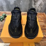 Louis Vuitton Men's Latest Top Version Casual Zip Closure Sneakers with Original Box