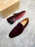 Christian Louboutin High-end luxury brand men's casual loafers with original box