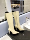 Saint Laurent Fall Winter Women's Fashion Luxury Brand Pointed Toe High Heel Boots with Original Box