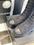 Chanel 22 autumn and winter new products luxury brand nibu chain design classic boots series with original box