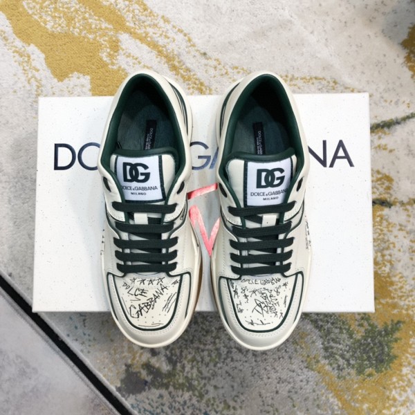 Dolce&Gabanna Men's Luxury Brand Fashion Low Top All-Match Casual Sneakers With Original Box