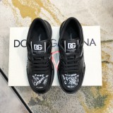 Dolce&Gabanna Men's Luxury Brand Fashion Low Top All-Match Casual Sneakers With Original Box