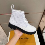 Louis Vuitton 2022 latest high-top men's lace-up sports Martin boots with original original box