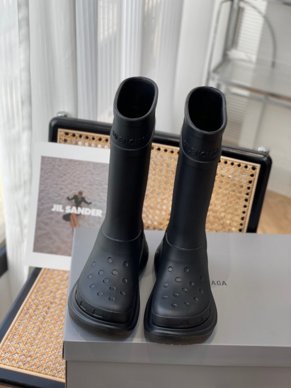 Balenciaga Women's Hot Style Tall Rain Boots with Original Box