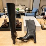 Balenciaga 2022 latest luxury brand pointed thick leather boots with original original box