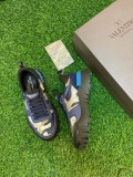 Valentino Men's Camo Classic Versatile Casual Sneakers With Original Box