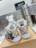 Louis Vuitton luxury brand fashion sports casual sneakers for men and women with original original box