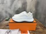 Hermes new men's luxury brand casual sneakers with original original box