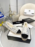 Chanel women's luxury brand autumn and winter new wool fisherman shoes with original original box