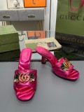 Gucci 2023 early spring high-end boutique new thick-heeled sandals with original original box