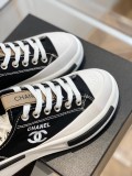 Chanel women's luxury brand early spring new platform canvas shoes with original original box