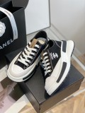 Chanel women's luxury brand early spring new platform canvas shoes with original original box