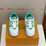 Louis Vuitton men's and women's luxury brand autumn and winter new retro basketball shoes with original original box