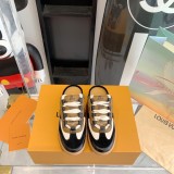 Louis Vuitton couple style luxury brand casual sports half drag with original original box