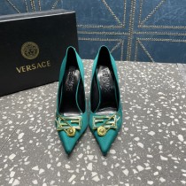 Versace early spring new Medusa pointed high heels with original box