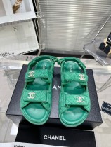 Chanel 23 latest spring and summer classic beach shoes sandals with original original box