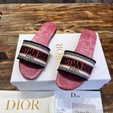 Dior women's new color spring and summer new all-match slippers with original original box