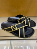 Fendi Men's Luxury Brand Casual Loose Comfortable Outsole Slippers with Original Original Box