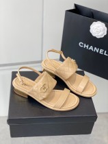 Chanel Ladies Luxury Brand New Heel Sandals with Original Box