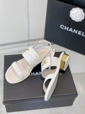 Chanel Ladies Luxury Brand New Heel Sandals with Original Box