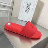 Alexander McQueen couple models new luxury brand slippers with original original box