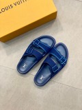 Louis Vuitton men's luxury designer slippers with original original box