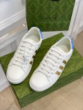 Gucci women's luxury brand new white shoes with original original box