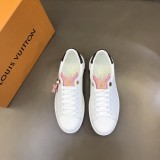 Louis Vuitton luxury brand platform casual sneakers for men and women with original original box