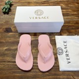 Versace women's luxury brand latest spring carved slippers with original original box