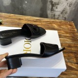 Dior spring and summer new CD three-dimensional letter logo hollow casual slippers with original original box