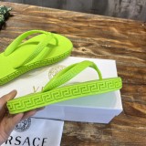 Versace women's luxury brand latest spring carved slippers with original original box