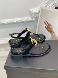 Chanel spring and summer hot style luxury brand classic word strap sandals with original original box