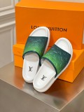 Louis Vuitton men's high-end summer slippers with original original box