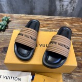 Louis Vuitton men's luxury designer slippers with original original box