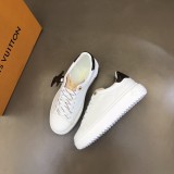 Louis Vuitton thick-soled couple luxury brand casual sneakers with original box