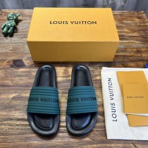 Louis Vuitton men's luxury designer slippers with original original box