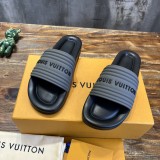 Louis Vuitton men's luxury designer slippers with original original box